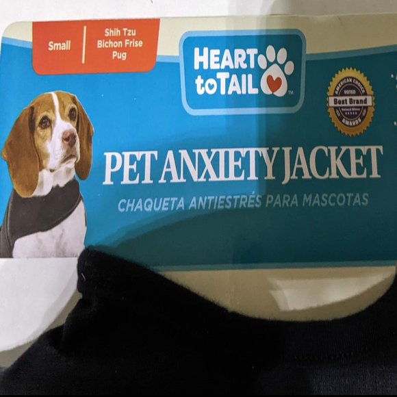 Heart to Tail Anxiety Dog Jacket-S - Picture 3 of 6